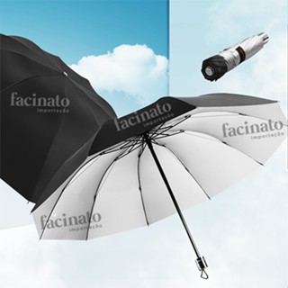 Guarda Chuva Com Proteção Solar UV Reforçado Contra Vento