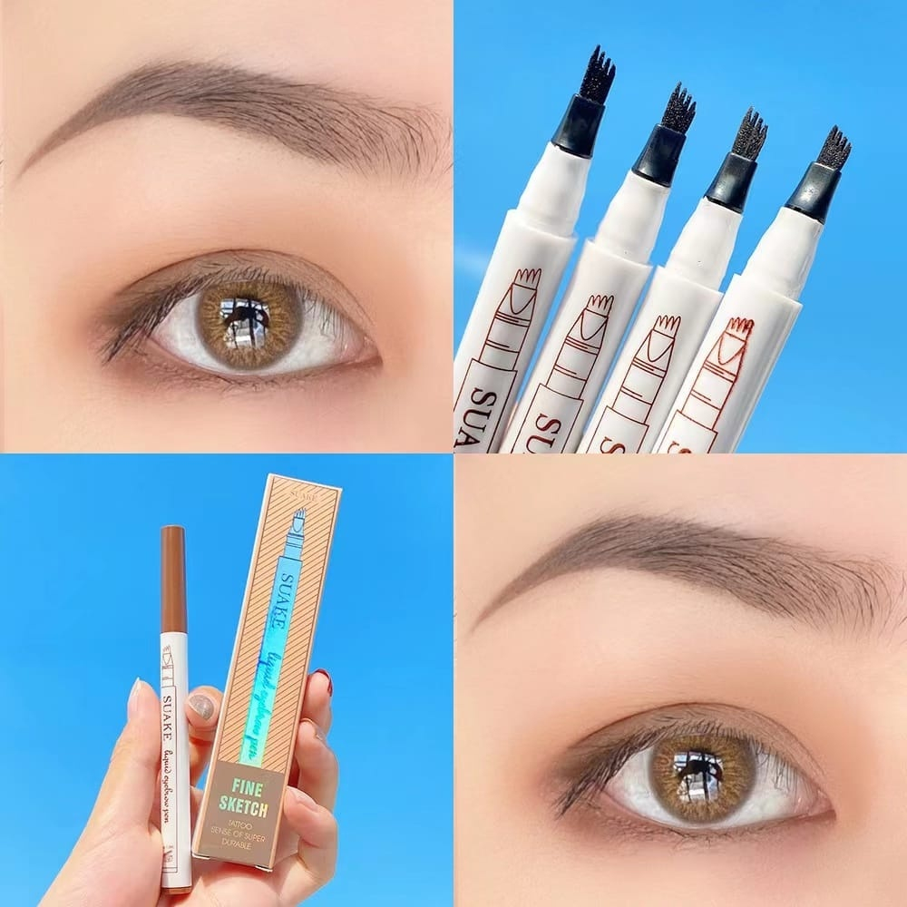 Caneta Para Sobrancelha  fine sketch tatoo 4 cores