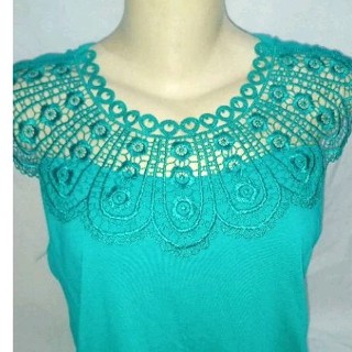 blusas de renda moda plus size Yola