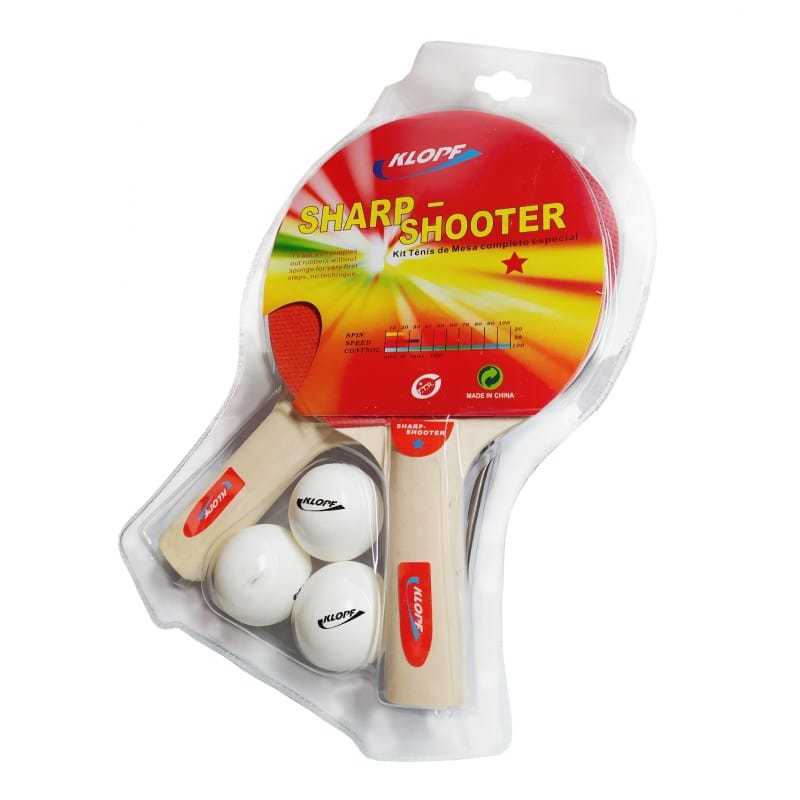 Kit 2 Raquetes + 3 Bolas 40mm Para Ping Pong Diversão Adulto e Infantil Barato