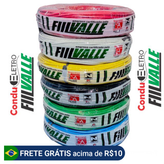 Fio Elétrico Cabo Flexível 1,5mm Rolo 100 Metros