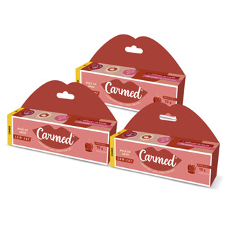 Hidratante Labial Carmed Sabor Maçã do Amor Kit Com 3