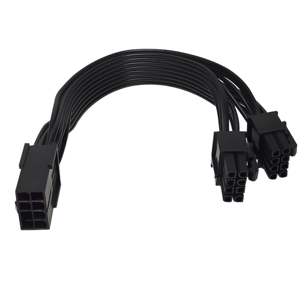 Cabo Splitter Pci-e 6+2 Y Pci Express 8 Pinos  para Gpu Placa De Vídeo