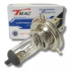 LAMPADA DO FAROL TMAC UNIVERSAL H4 CRISTAL