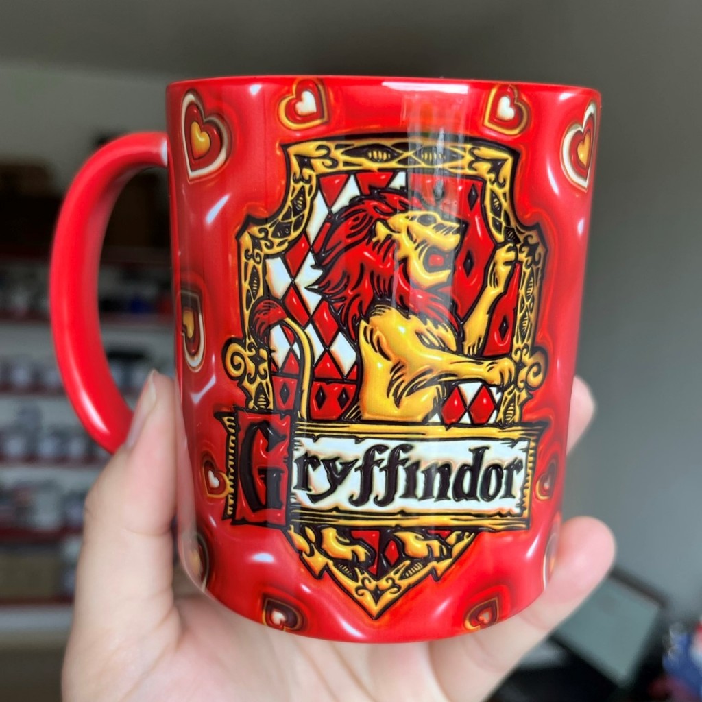 Caneca Personalizada Harry Potter Casas de Hogwarts Grifinória Sonserina Corvinal Lufa-Lufa