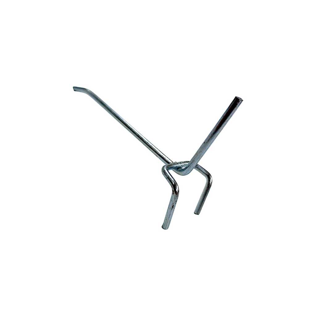 Kit Com 20 Ganchos de 10cm Para Painel Eucatex Perfurado em Oferta na Shopee