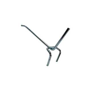 Kit Com 20 Ganchos de 10cm Para Painel Eucatex Perfurado em Oferta na Shopee