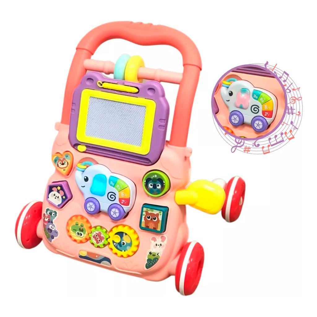 Andador Empurrador Infantil Didático Bebe Educativo