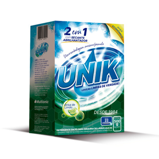 Sabão Em Pó Para Maquina De Lavar Louça Unik 500g Detergente Com Secante e Abrilhantador em Oferta na Shopee