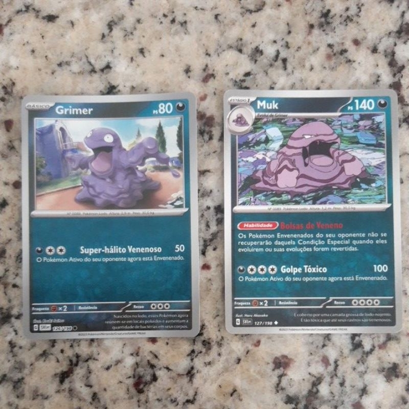 Carta Card Pokémon Grimer Muk