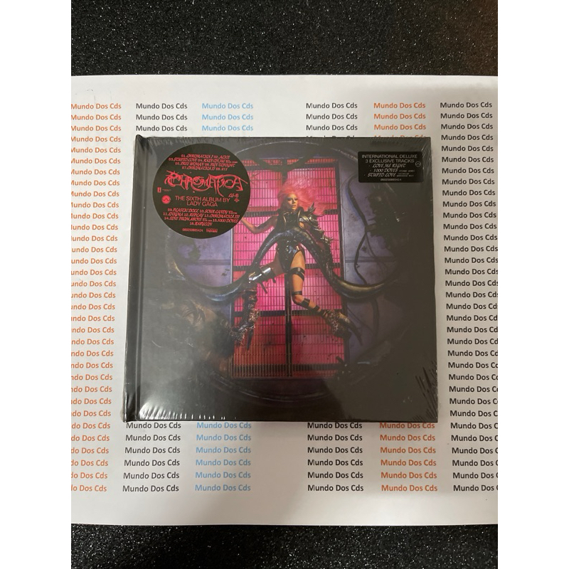 Cd Lady Gaga - Chromatica Deluxe Limited Hardcover Book