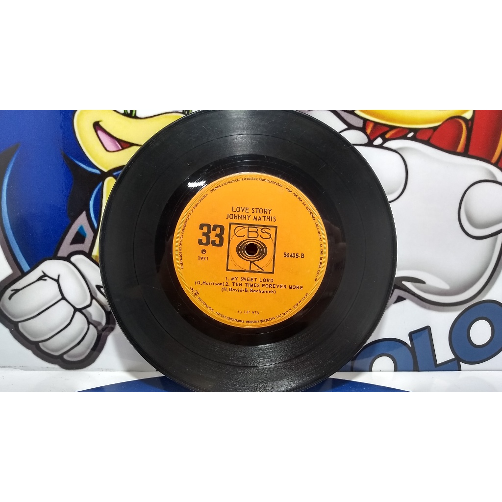 Compacto Vinil - Johnny Mathis Love Story
