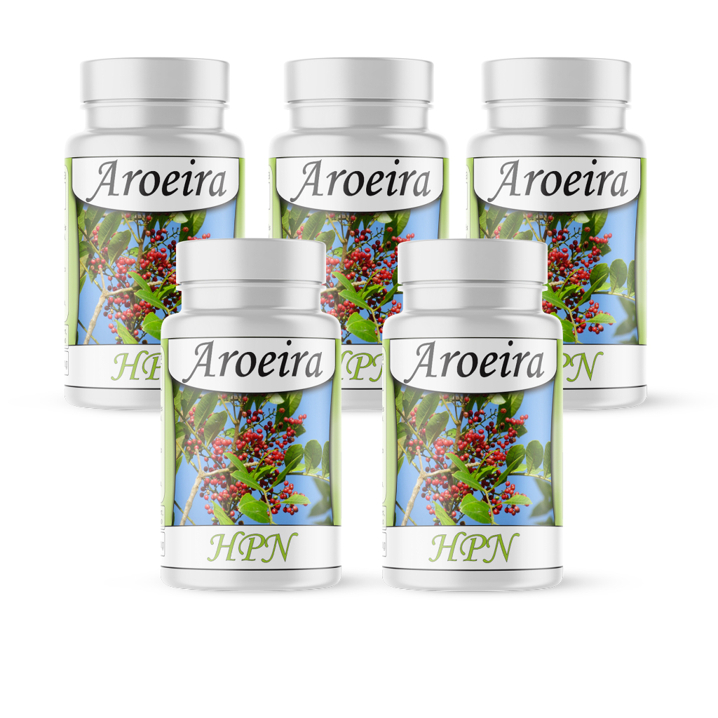 Aroeira vermelha suplemento em cápsulas/500mg kit 5 potes (reumatismo,artrite)