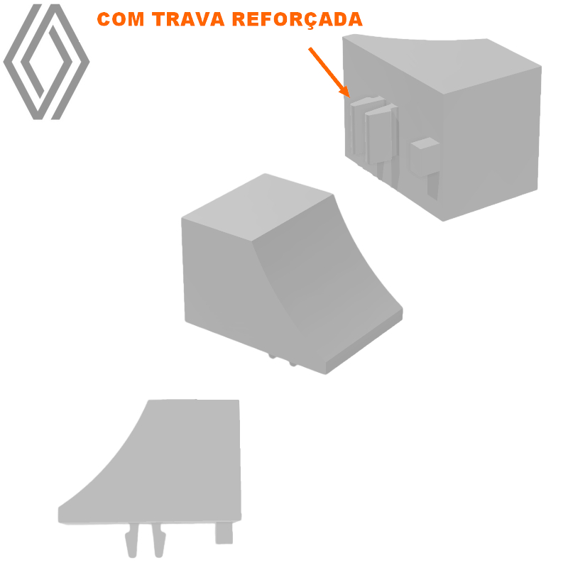 Batente Limitador Pedal Embreagem Renault Clio Symbol Kangoo