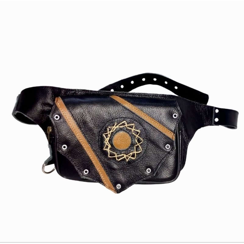 Cartucheira Artesanal Couro Legítimo  Fabricação Própria em Oferta na Shopee