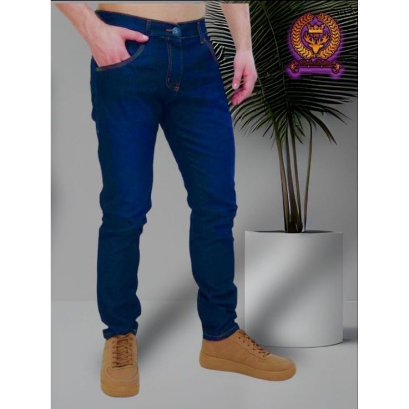 calça jeans masculina com lycra wissam jeans