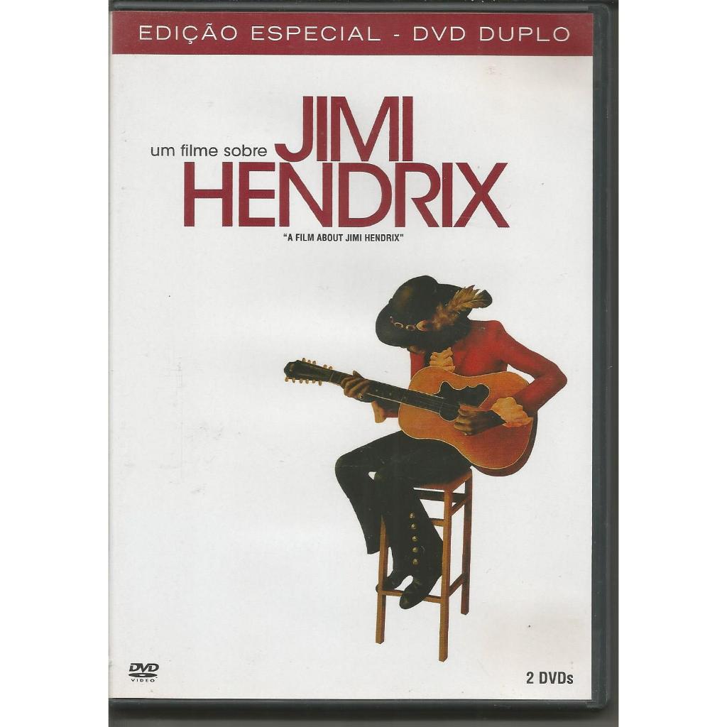 Um filme sobre Jimi Hendrix - DVD DUPLO USADO FILME
