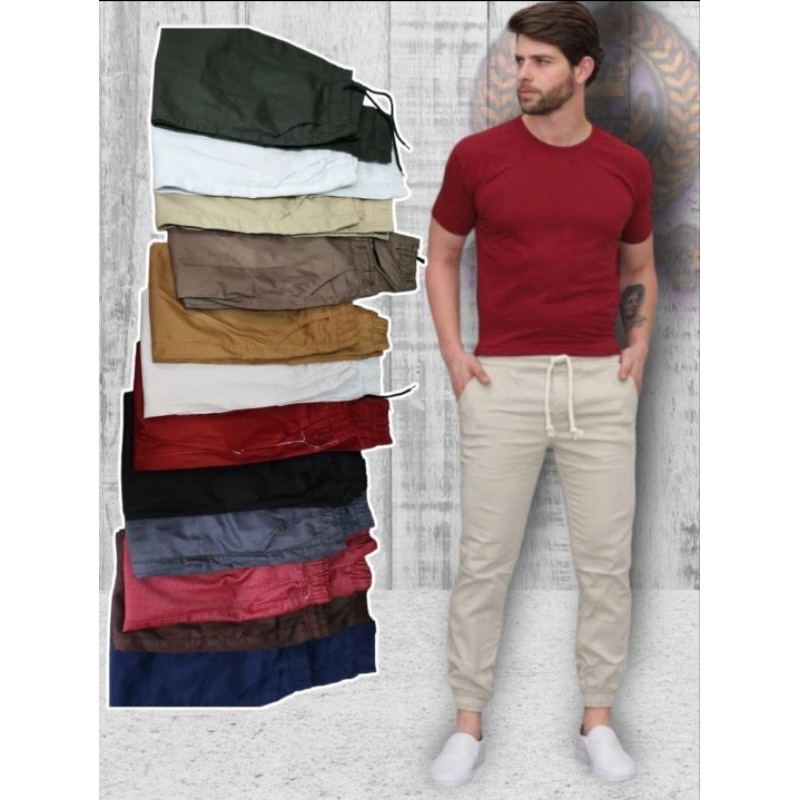 calça joker sarja masculina wissam jeans