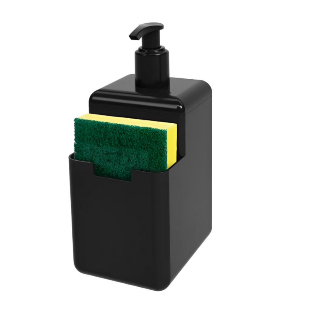 Porta Detergente Dispenser  Porta Esponja Bucha Com Bico Dosador Coza Cores 500 ML em Oferta na Shopee