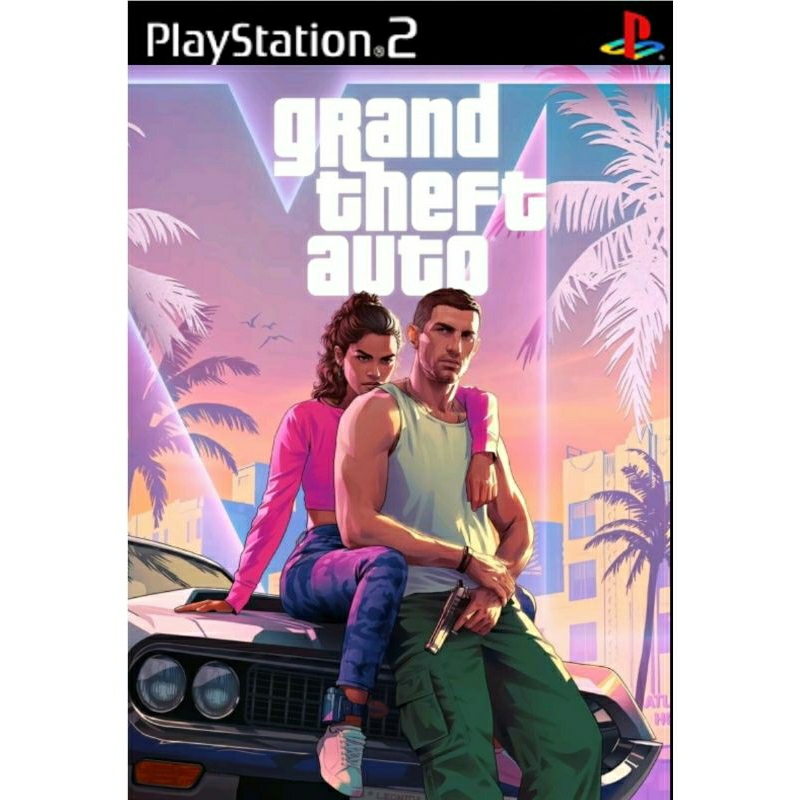 GTA 6 / GTA VI jogos de PS2 com capinha e encarte