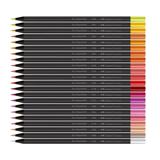Lápis de cor avulso SuperSoft Faber-Castell - Parte 1/4 em Oferta na Shopee