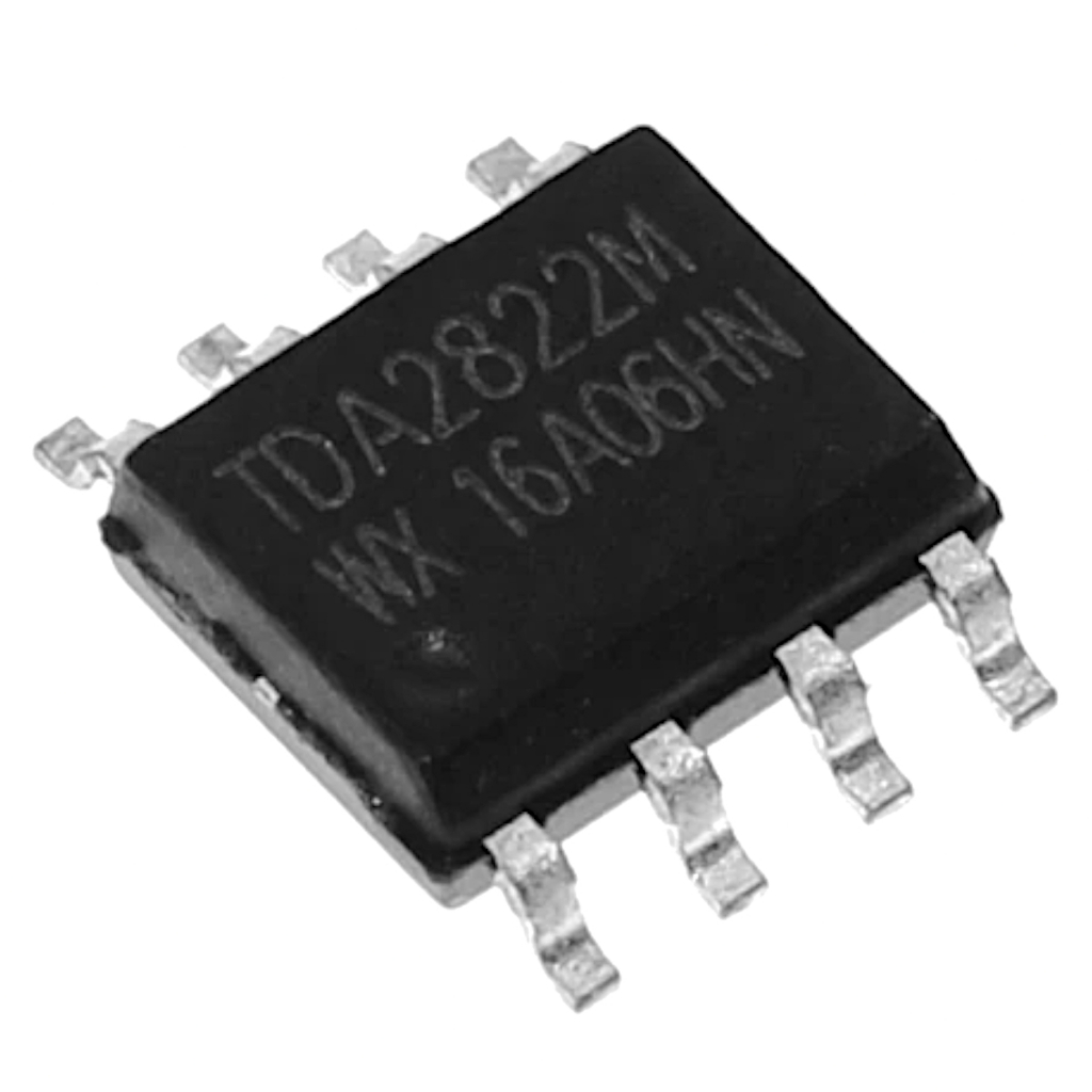 5 Peças Ci Amplificador Tda2822 Smd Tda 2822 Sop-8 Novo e Original