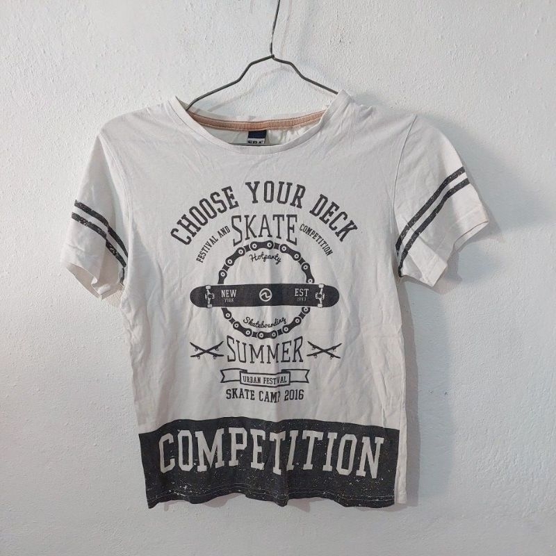 Blusa branca usada Juvenil  tamanho 12