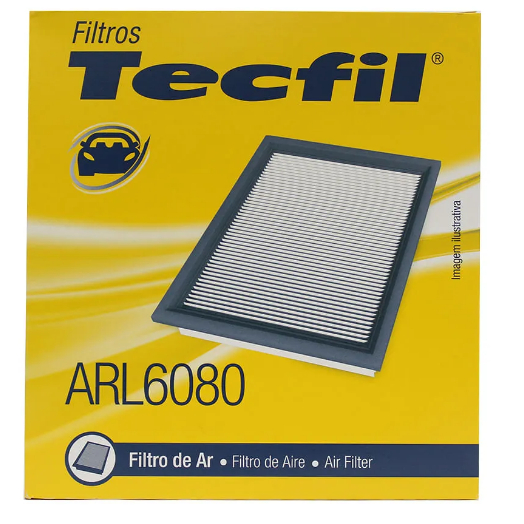 Filtro de AR TECFIL Original VW Crossfox 1.6  Fox 1.6 Gol MSI 1.6 Polo 1.6 Virtus 1.6