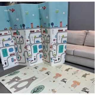 Tapete de Atividades para Bebes Dupla Face 200x150