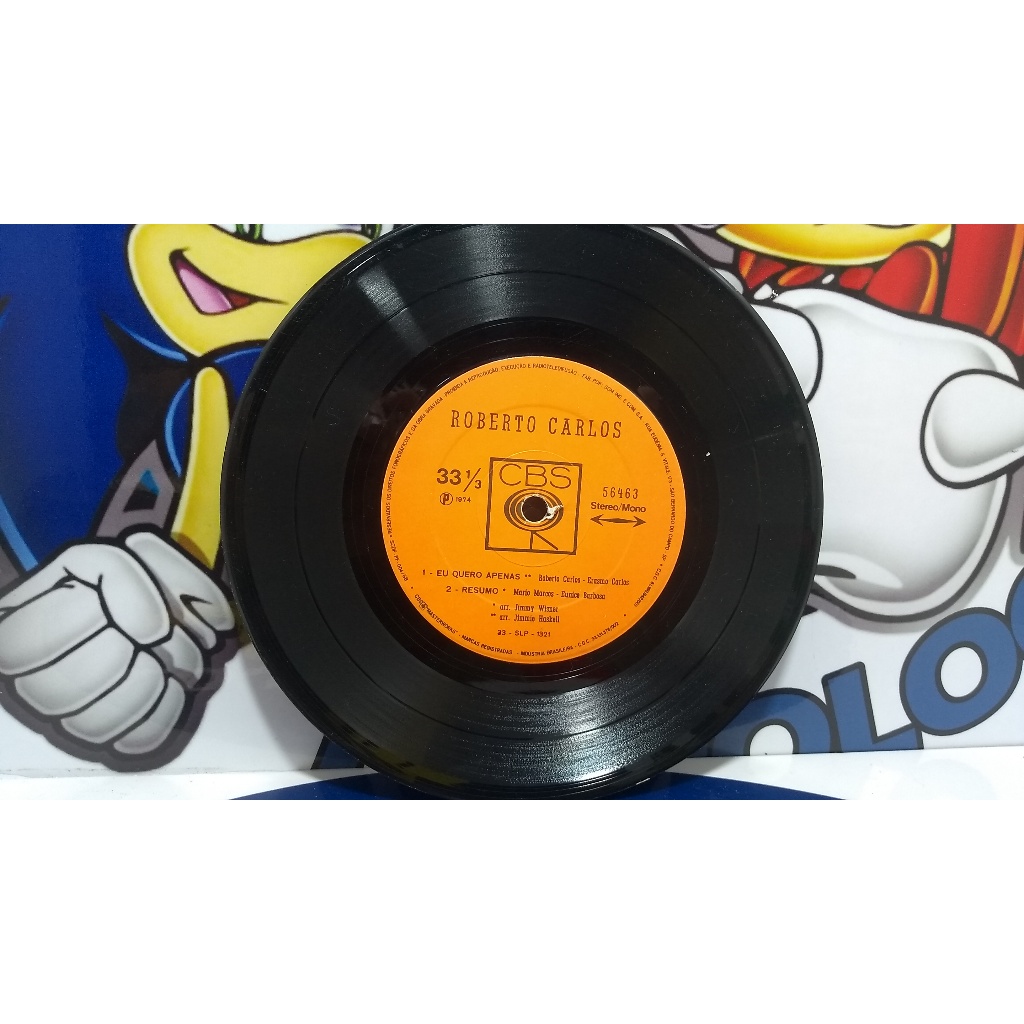 Compacto Roberto Carlos - Eu Quero Apenas - 1974