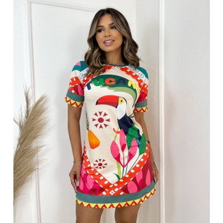 Vestido moda evangélica de manga curta tamanho grande ,plus size 46/48