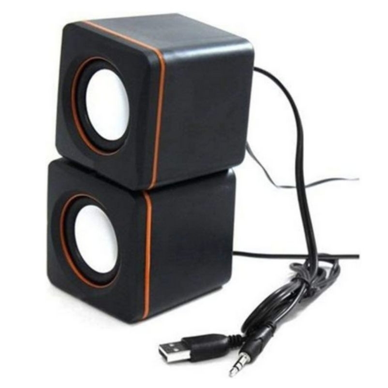 Mini Caixa de Som 2.0 para PC Notebook 4W RMS USB Exbom CS-39