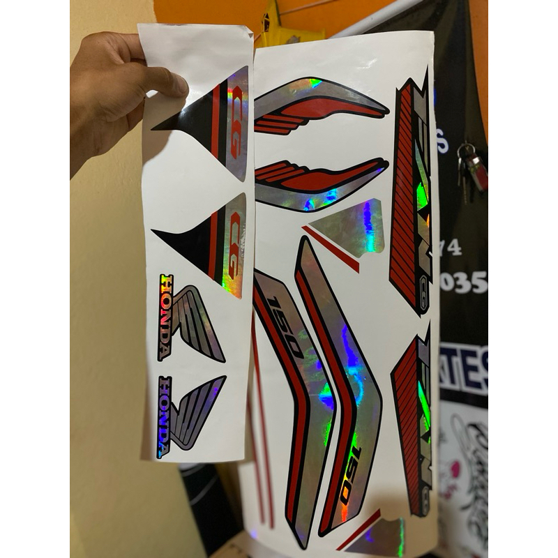 faixa Fan 150/ faixa em holográfico