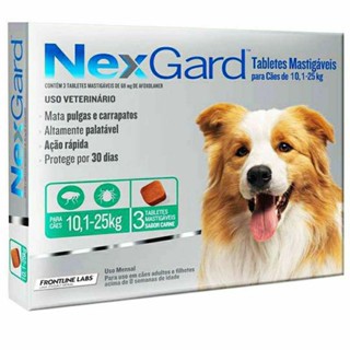 remédio anti pulgas e carrapatos de N.G 10_25kg