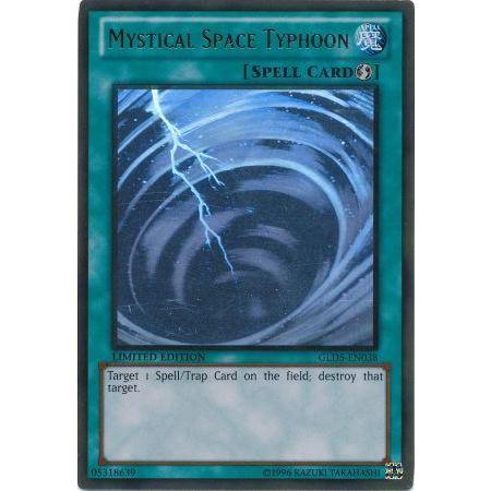 Mystical Space Typhoon GLD5-EN038 Ghost/Gold Rare Limited