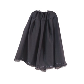 saia preta umbanda e candomblé de microfibra com acabamento / saia de pombo gira  roupa de umbanda em Oferta na Shopee