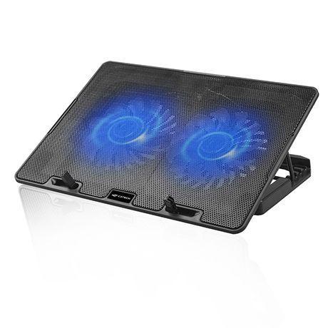 Base Suporte Para Notebook 15,6" Com Dois Coolers e LED NBC-50BK C3Tech