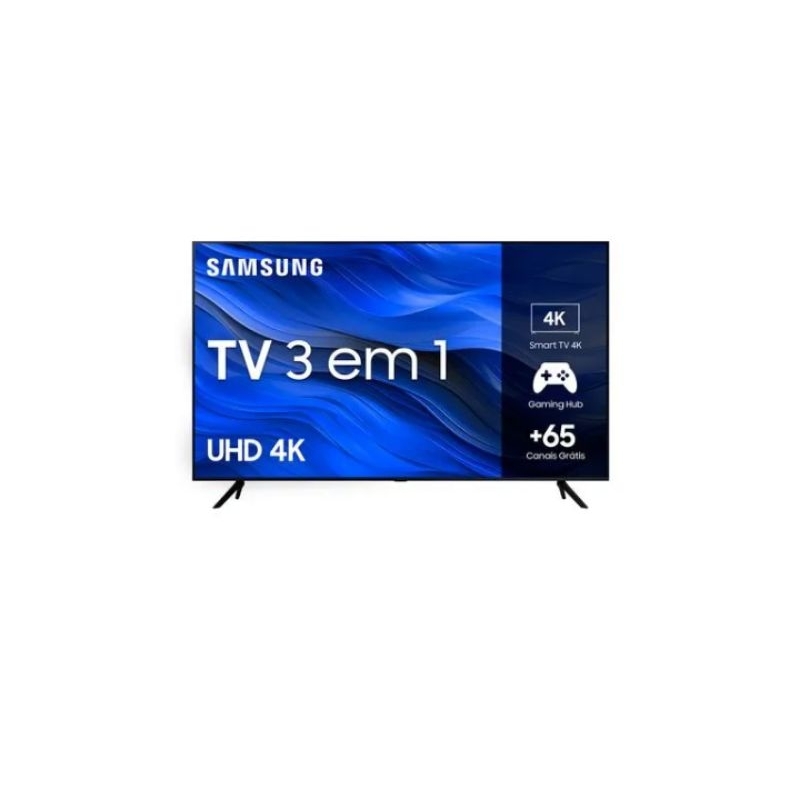 Samsung Smart TV 75 polegadas UHD 4K 75CU7700 2023 Processador Crystal 4K Gaming Hub Alexa built in