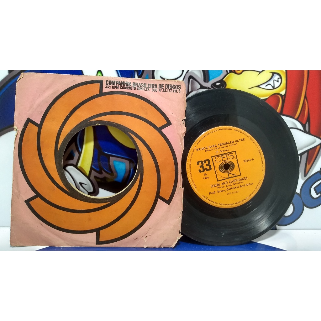 Simon & Garfunkel - Bridge Over Troubled Water / Keep The Costumer Satisfied (Compacto) (Disco De Vinil Compacto 7 polegadas, Single
