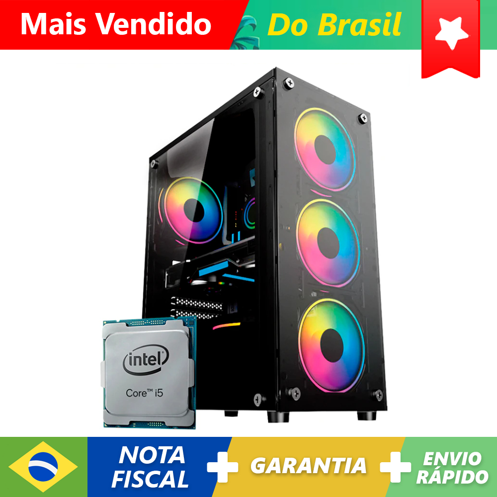 Computador Gamer Intel Core I5, 8Gb Ram, Ssd 120G