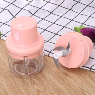 Mini Processador de Alimentos Moedor Alho Elétrico Sem Fio Recarregável USB_ohf
