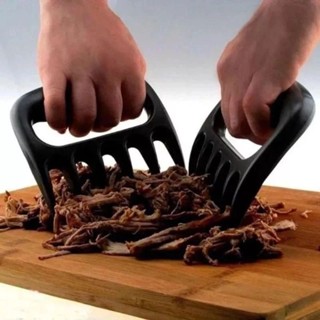 Kit 2 Garras De Urso para Churrasco Assados Cernes Desfiador Cortador Churrasqueira