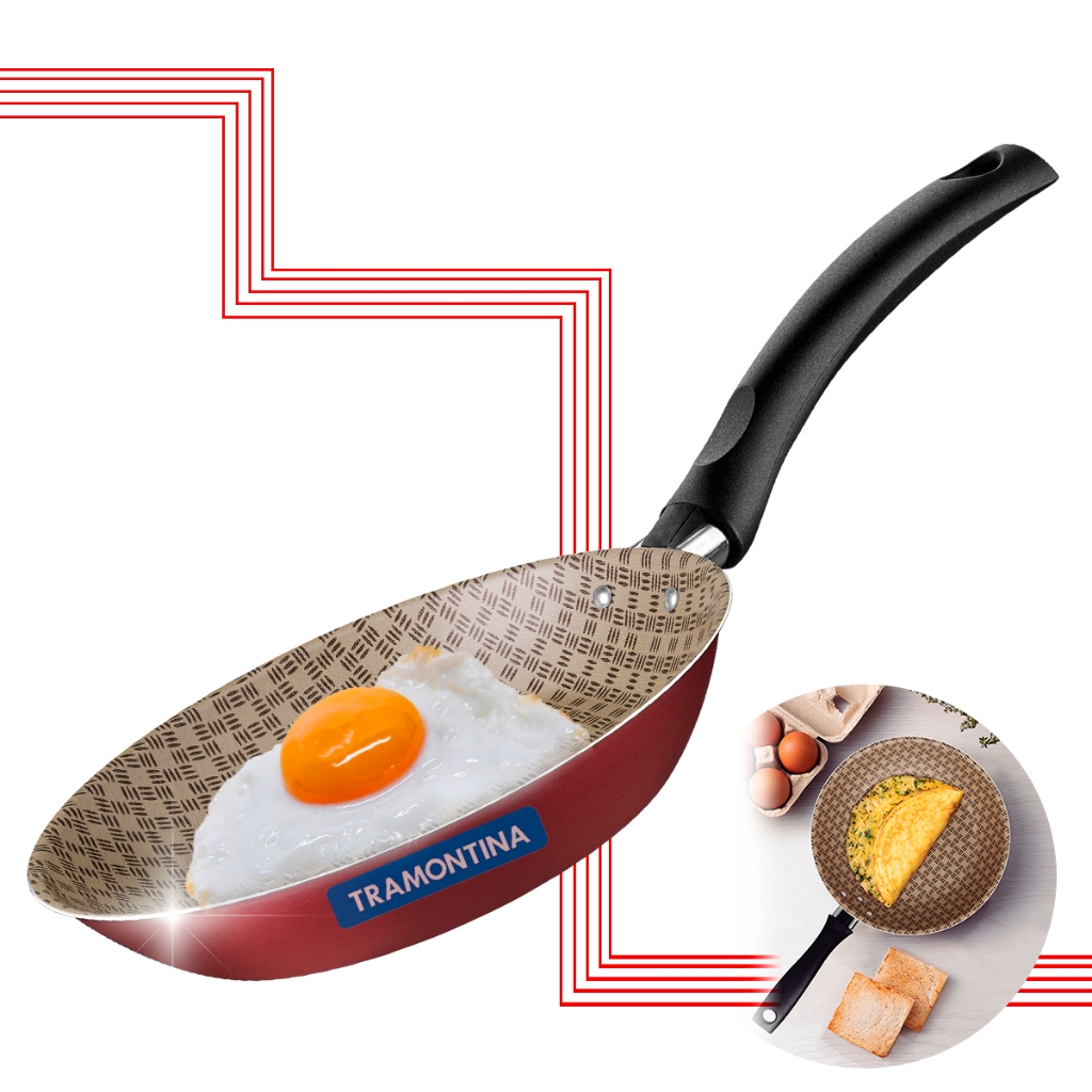 Frigideira Antiaderente Alumínio 16 Cm Tramontina em Oferta na Shopee