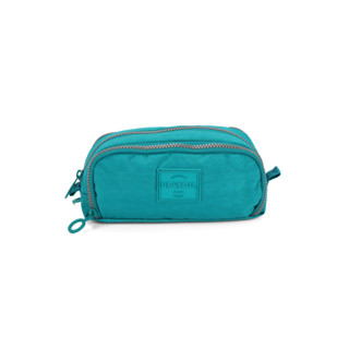Estojo Triplo Escolar Necessaire Nylon Zíper Crinkle Up4you