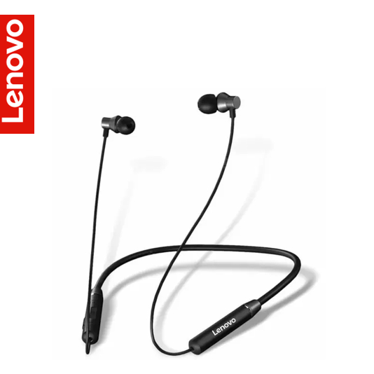 Fone De Ouvido Bluetooth Lenovo HE05 Com Microfone Bluetooth 5.0 Esportivo Gola