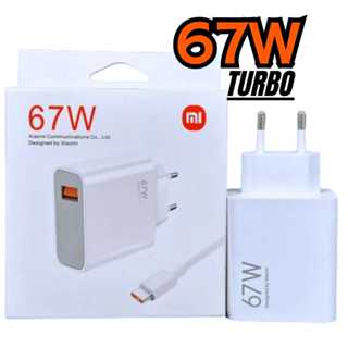Carregador 67W Turbo para Xiaomi MI 11 11I 12 Redmi 9 10 11 k50 Note 10