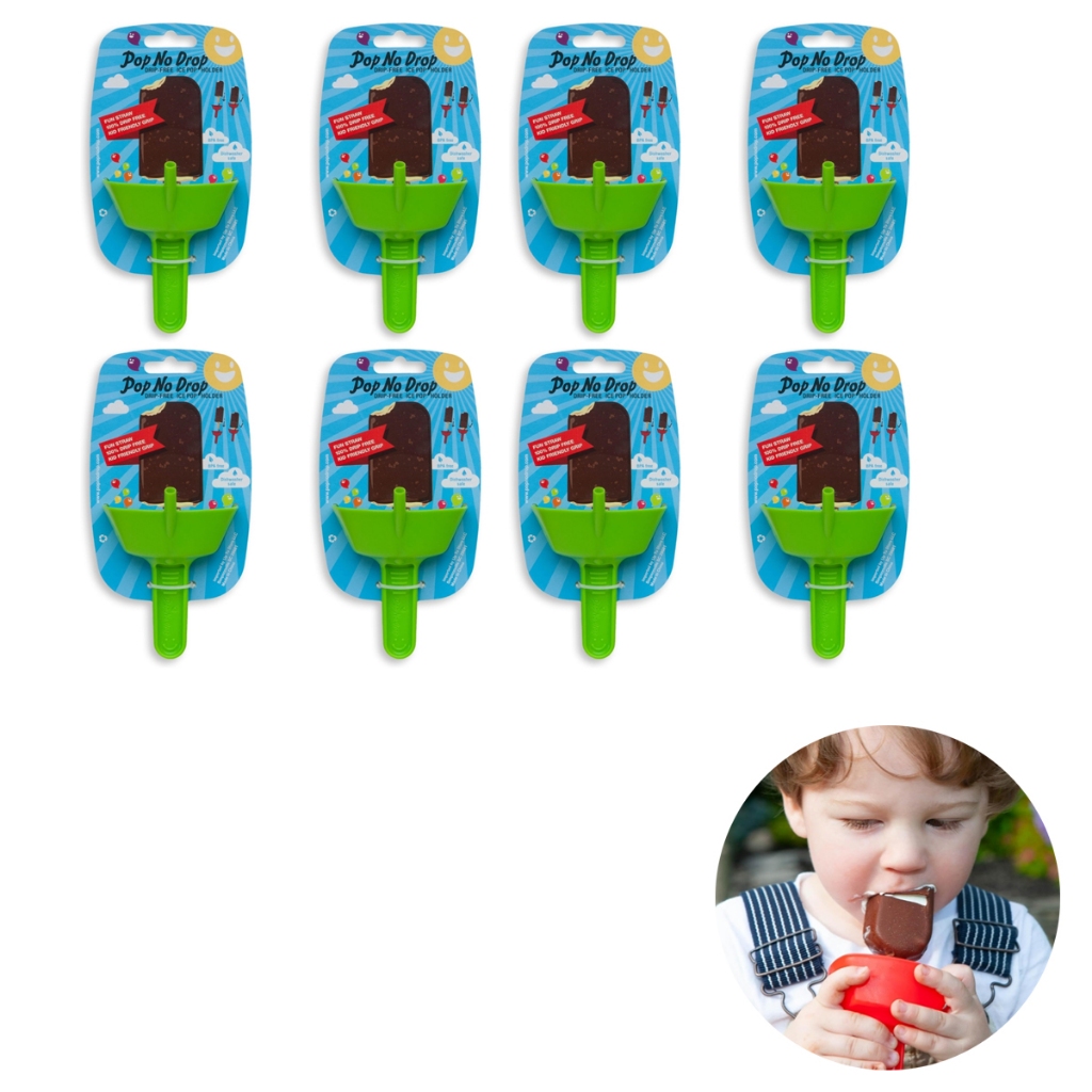 Kit 8 Suporte De Picolé Congelados Sem Bagunça Com Canudo em Oferta na Shopee