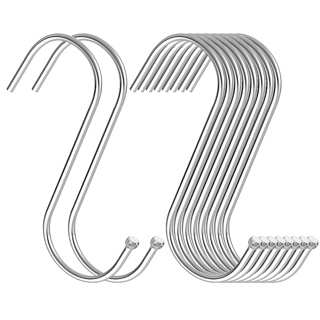 Kit 30 Gancho De Metal Em Forma De S Para Cozinha Jardim em Oferta na Shopee