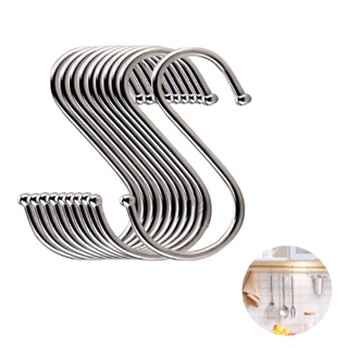 Kit 50 Gancho De Metal Em Forma De S Para Cozinha Oficina em Oferta na Shopee