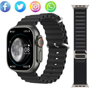 Smartwatch T10 Ultra 2 2024 Nova Série 9 Smart Watch 2.09 Inch HD 49mm Bluetooth Com Calculadora Carregamento Sem Fio Para Homens E Mulheres